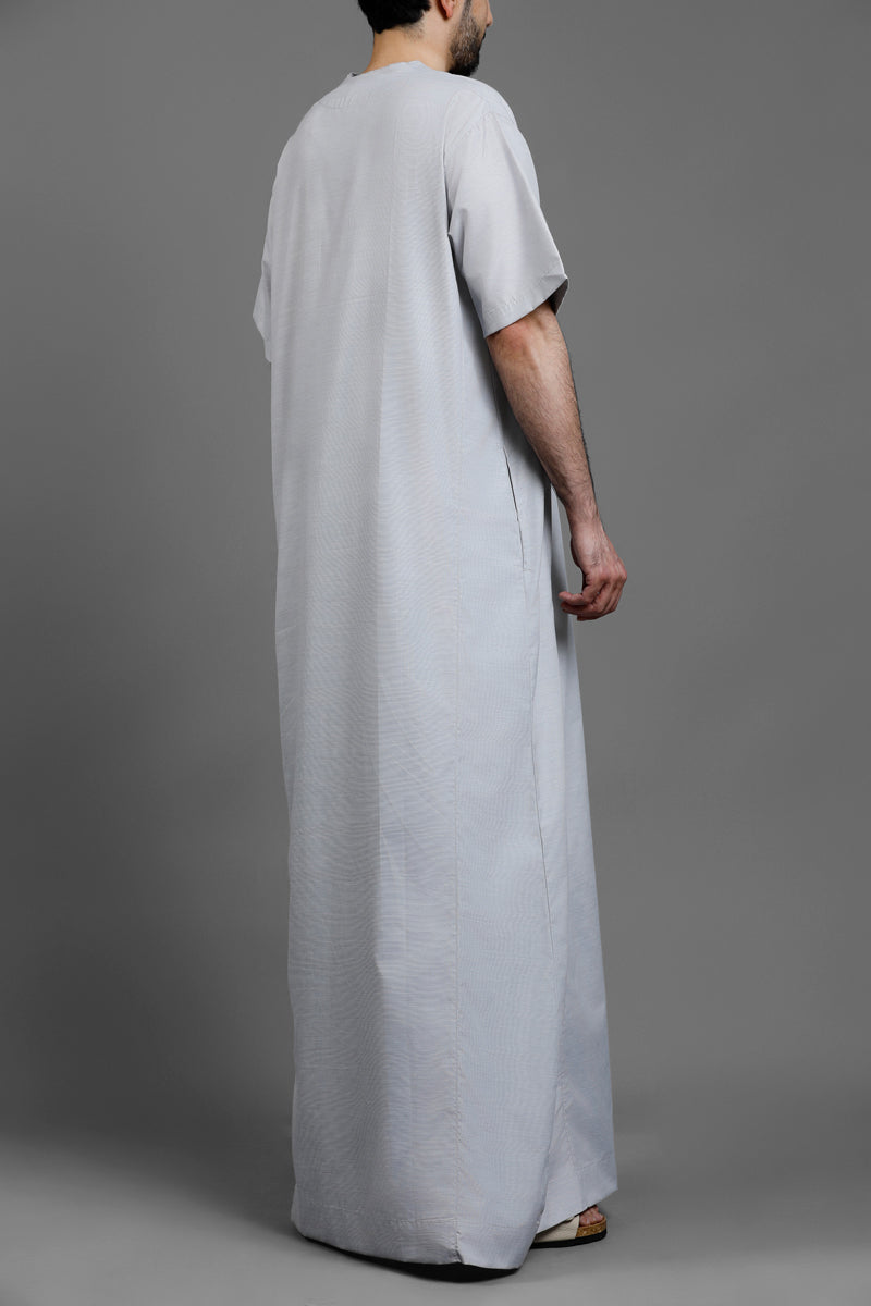 ثوب مريح للبيت بقصة على شكل V