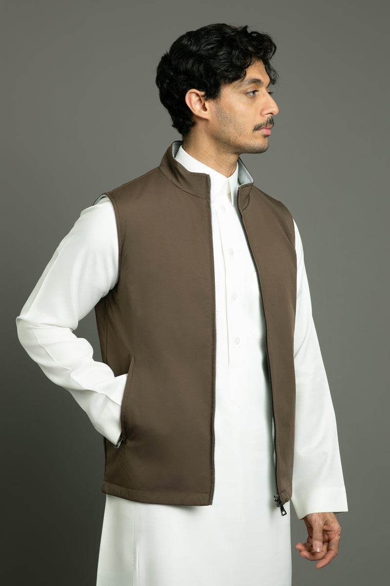 سديري خفيف مبطن قابل للبس على الوجهين