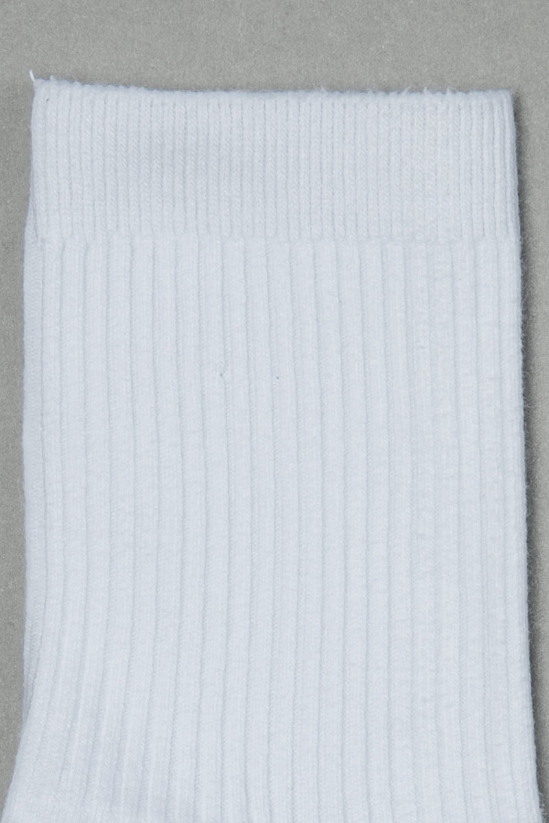 جوارب قطنية مضلّعة بطول كلاسيكي – 3 أزواج