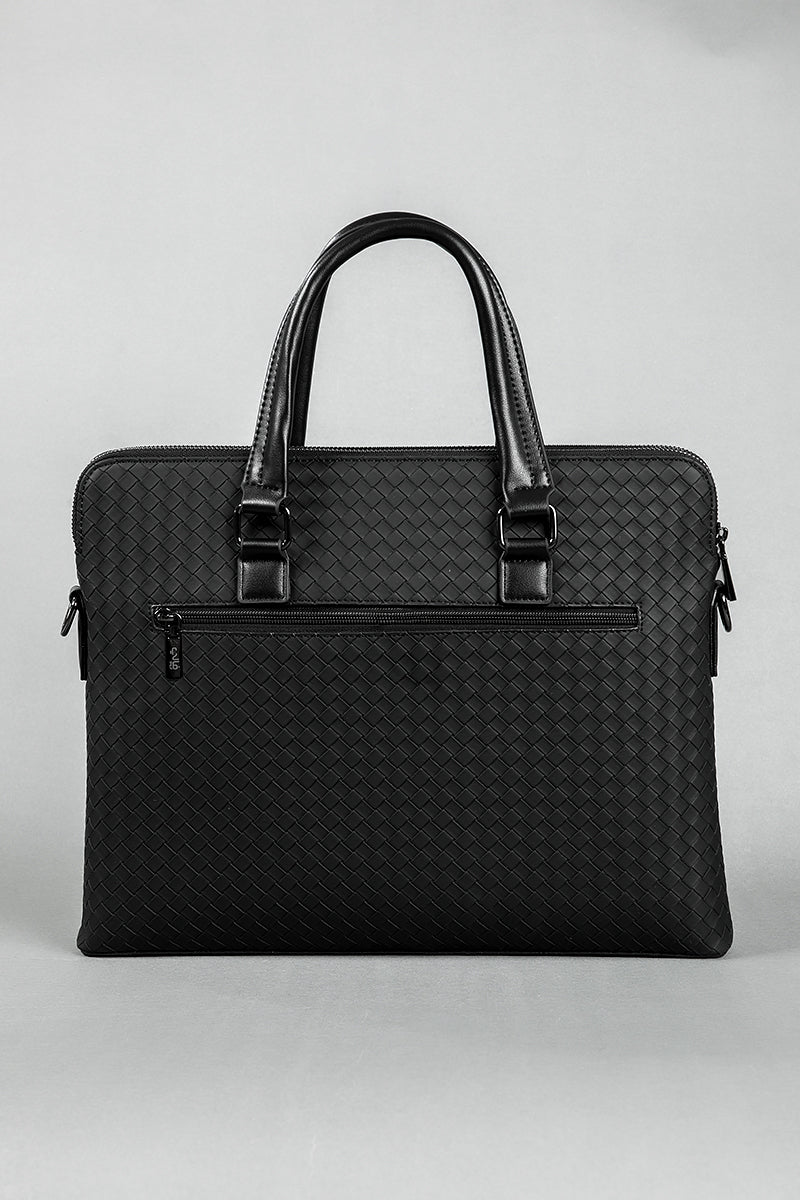 حقيبة لابتوب بتصميم أنيق مع حزام كتف